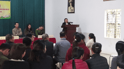 HỘI NGHỊ TIẾP XÚC CỬ TRI ĐƠN VỊ BẦU CỬ SỐ 01 VỚI NHỮNG NGƯỜI ỨNG CỬ ĐẠI BIỂU HĐND XÃ