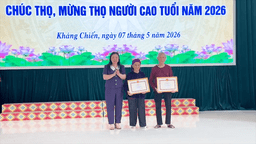 XÃ KHÁNG CHIẾN TỔ CHỨC LỄ CHÚC THỌ, MỪNG THỌ NGƯỜI CAO TUỔI NĂM 2026