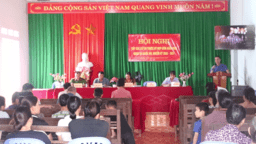 HỘI NGHỊ TIẾP XÚC CỬ TRI TRƯỚC KỲ HỌP THƯỜNG LỆ GIỮA NĂM 2026 CỦA TỔ ĐẠI BIỂU SỐ 01 HĐND XÃ KHÁNG