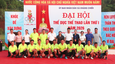 Chương trình Bế mạc Đại hội Thể dục Thể thao xã Kháng Chiến lần thứ I năm 2026