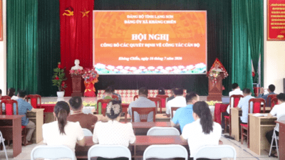 LỄ CÔNG BỐ QUYẾT ĐỊNH VỀ CÔNG TÁC CÁN BỘ, ngày 16/7/2026