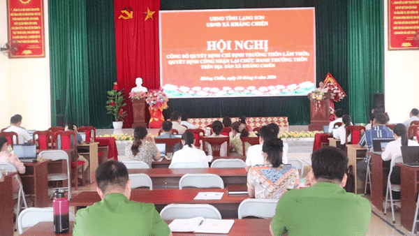 XÃ KHÁNG CHIẾN TỔ CHỨC LỄ CÔNG BỐ CÁC QUYẾT ĐỊNH VỀ SẮP XẾP THÔN NĂM 2026