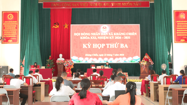 KỲ HỌP THỨ BA (KỲ HỌP GIỮA NĂM) HĐND XÃ KHÁNG CHIẾN KHÓA XXI, NHIỆM KỲ 2026-2031