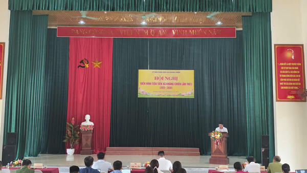 HỘI NGHỊ ĐIỂN HÌNH TIÊN TIẾN TRÊN ĐỊA BÀN XÃ KHÁNG CHIẾN